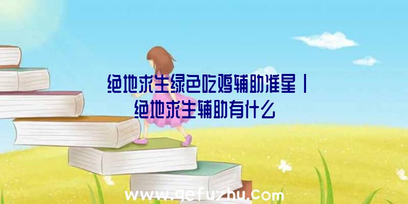 「绝地求生绿色吃鸡辅助准星」|绝地求生辅助有什么